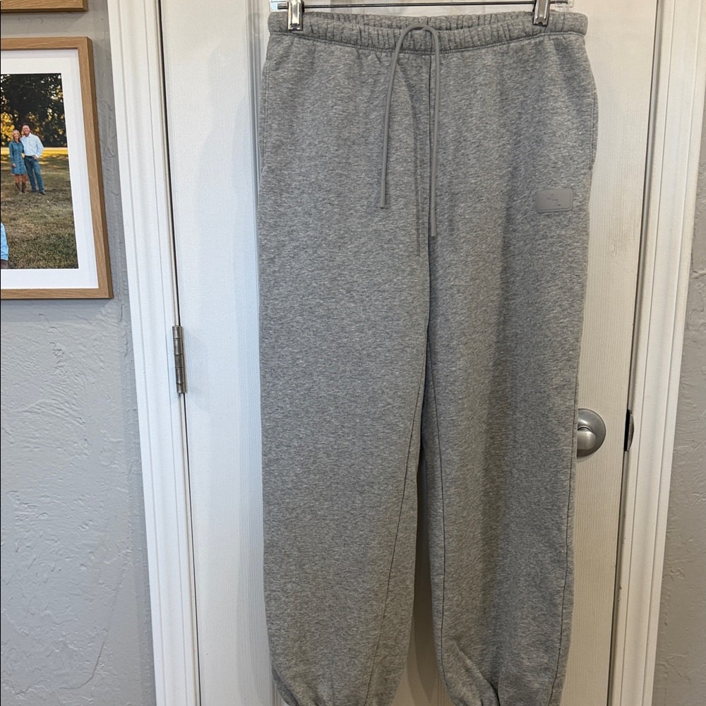 Gray Joylab Drawstring Fleece balloon Sweatpants